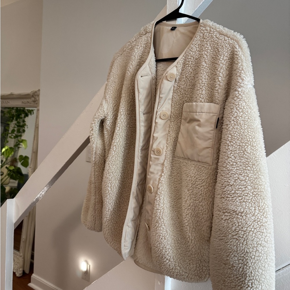 Uniqlo x Marimekko Cream Fleece Jacket